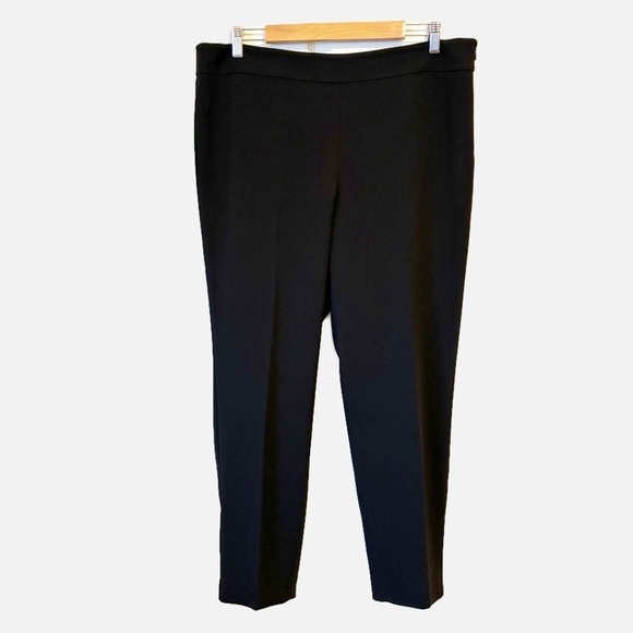 Talbots Black Dressy Side Zip Black Lined Dress Pants Women’s Size 14 - Picture 1 of 9